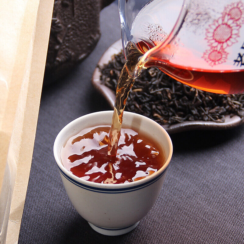 500g 2023 YUNNAN LAOTONGZHI PU'ER TEA Loose Puer Tea Ripe Haiwan Tea 1.1lb