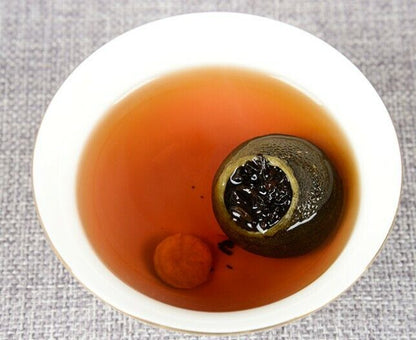 250g/box Yunnan Pu'er Mini Green Orange Peeled Tangerine Peel Citrus Pu'er Tea-