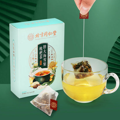 5g*24 Bags / Box Health Nourishing Throat Herbal Tea Pangdahai Loquat Pear Tea