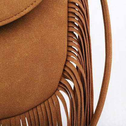 Faux Suede Leather Boho Bag Women's Handbags Bag Women Shoulder Crossbody Bags