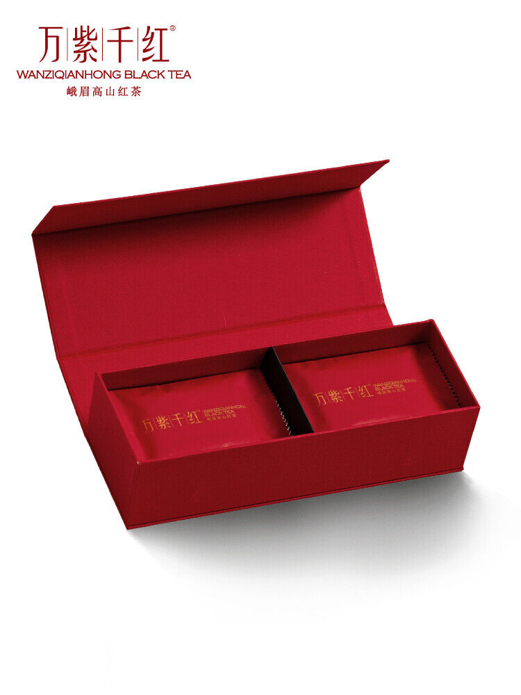 China tea 特级 Green tea 竹叶青 红茶叶 峨眉高山红茶 袋装90g Zhu ye qing Chinese Tea特级(品味)经典90g