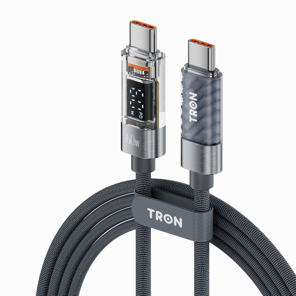 TRON USB-A to USB-C / USB-C to C-L / USB-C to USB-C Fast Charging Cable,5 ft