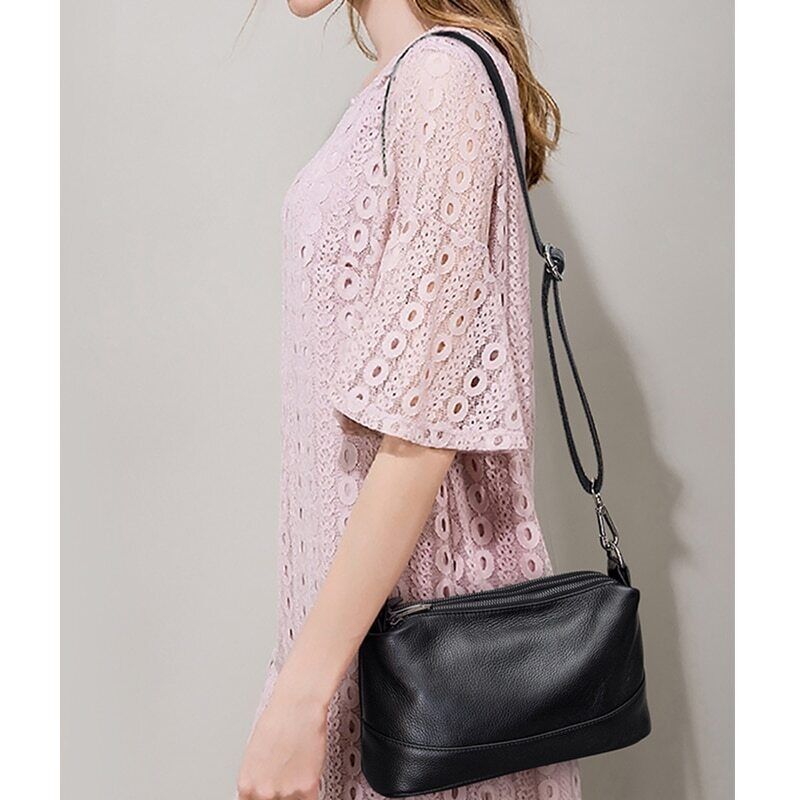 Women's Genuine Leather Shoulder Bag Luxury Handbags Fashion Crossbody Bags
