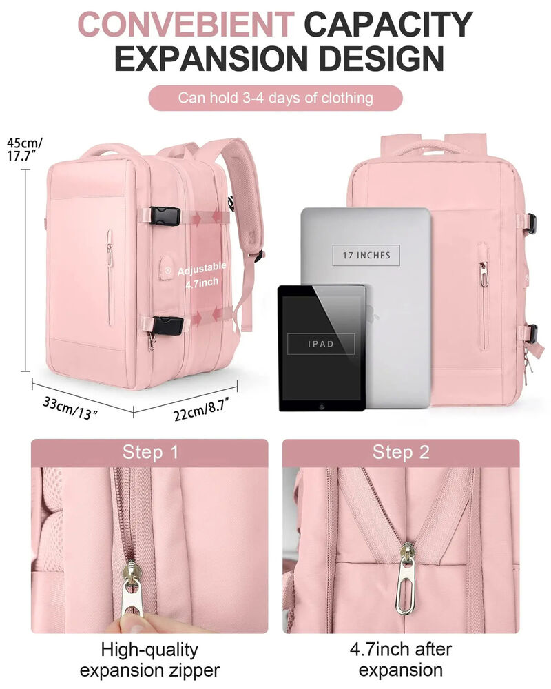 Travel Bag Backpack Women Outdoor Bag USB Charging Backpack