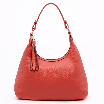 100% Genuine Leather Women's Classic Handbag Crossbody Shoulder Bag Satchel Tote