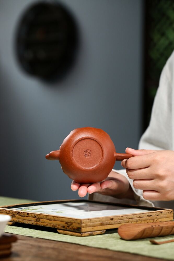 240cc chinese Yixing Handmade Zisha teapot JiangPoNi SiTing Hu Gongfu Tea Pot