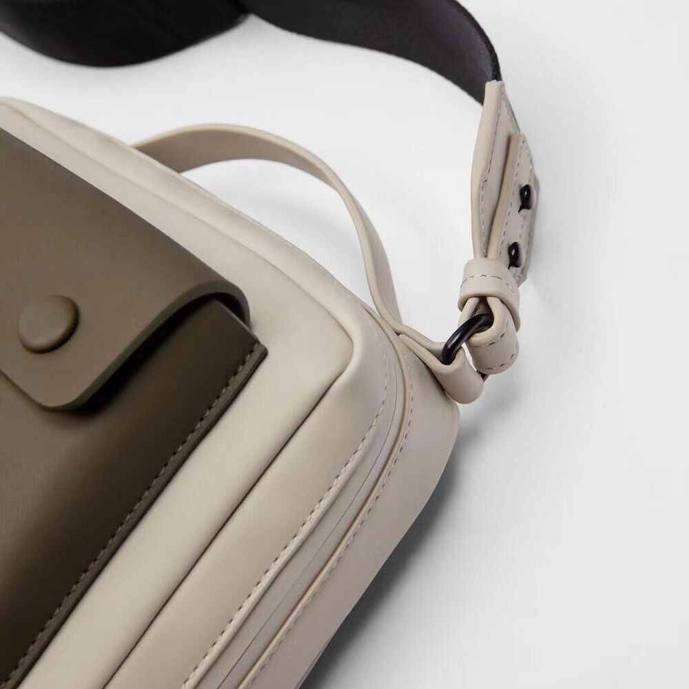 Bag Wide Shoulder Crossbody Bags Women Unisex Handbags Purses Square Tote