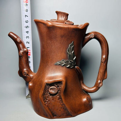 Vintage Chinese Yixing Purple Clay Teapot Zisha Ceremony Fashion Gift Teaware
