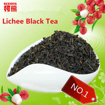 200g Premium Lychee Congou Black Tea Loose Leaf Health Lichee Fruit Herbal Tea