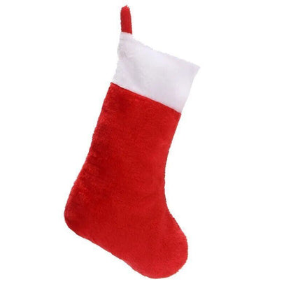 10PCS Red Christmas Stockings Christmas Holder Socks Home Gift Bags Holiday