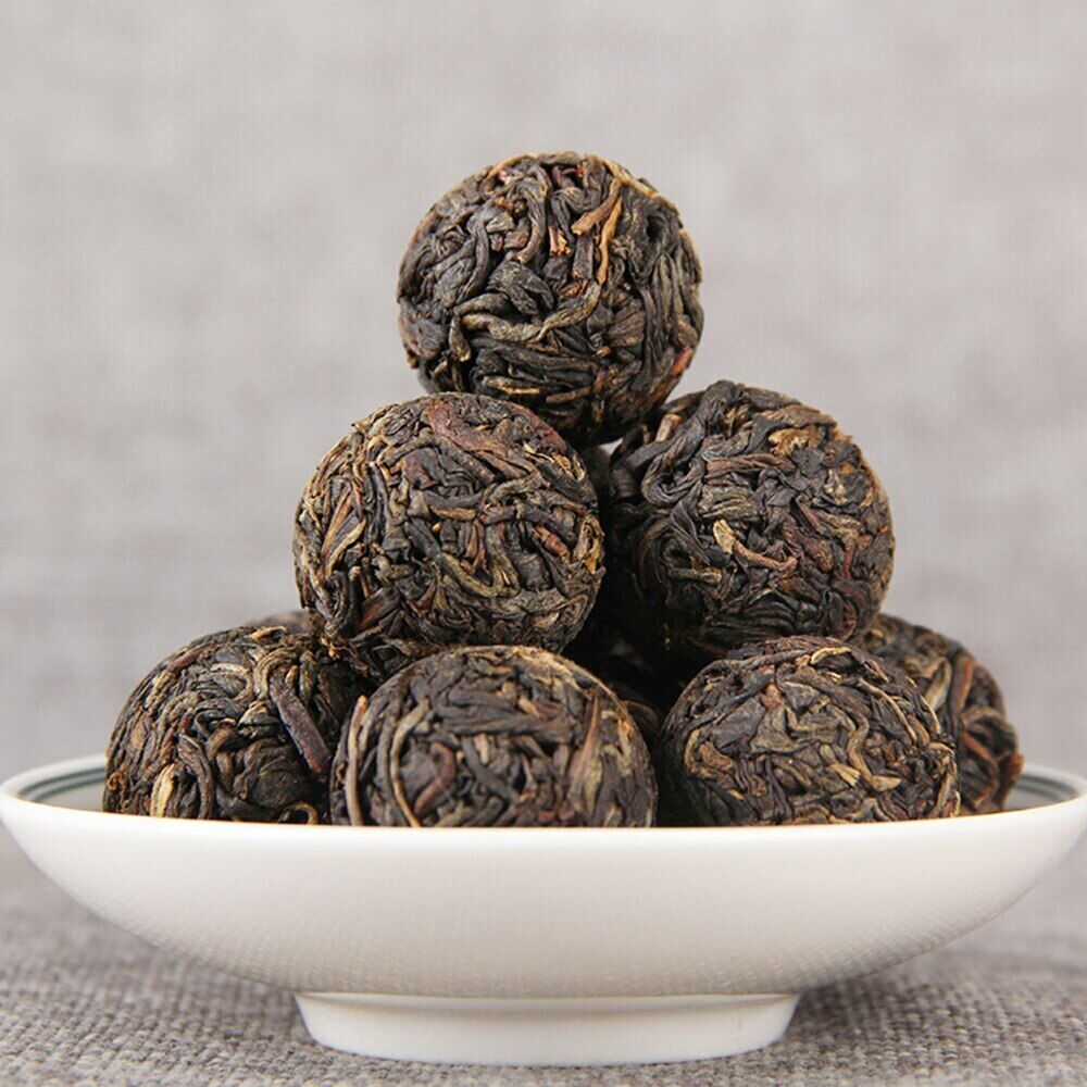 2023 Yunnan Wild Tree Black Tea Barren Mountain Handmade Dragon Pearl 100g