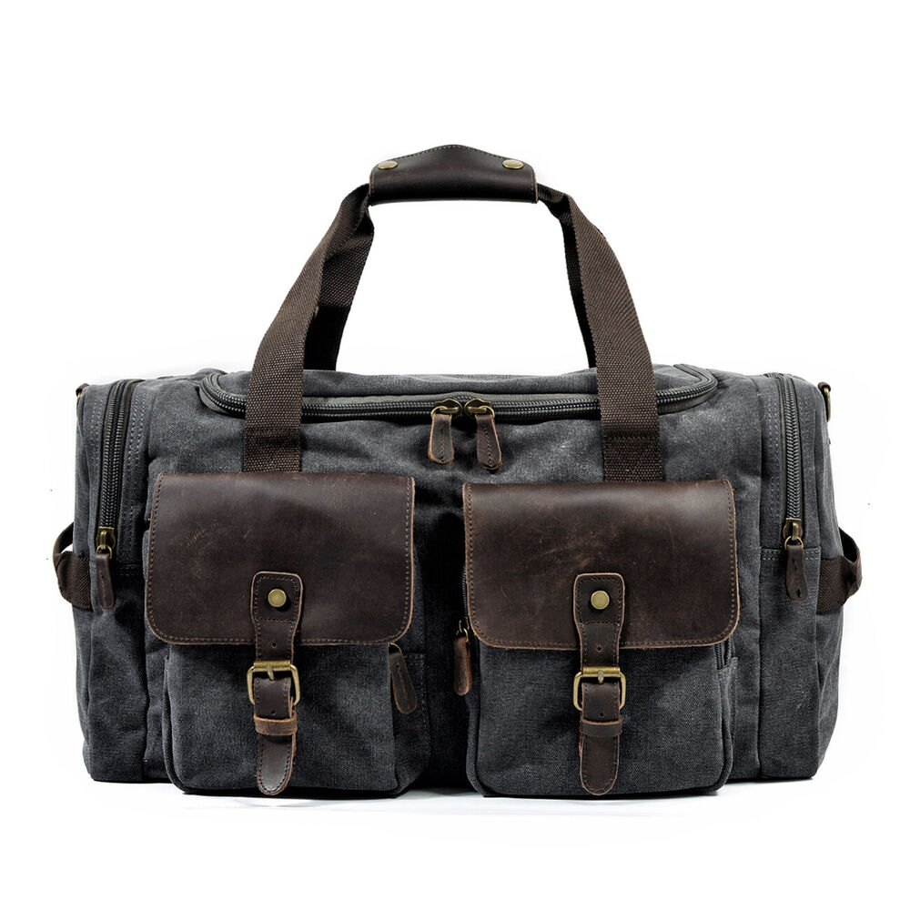 Retro Travel Bag Male Business Bag Large Capacity Travel Shoulder Messenger Bag