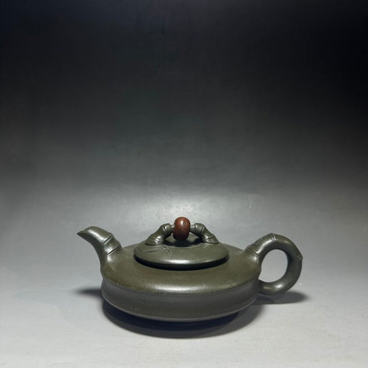 Chinese Yixing Zisha Clay Handmade Exquisite Teapot（时来运转 底款：陈鸣远）