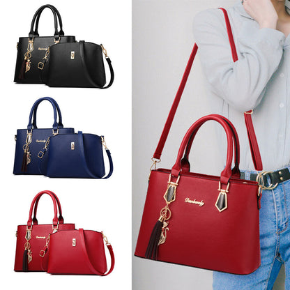 Women Handbags Leather Satchel Shoulder Bag Tote Lady Messenger Crossbody Purse
