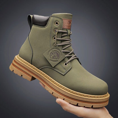 Boots Men Leather Snow Boots Man Shoes Outdoor Ankle Boots Men's Sneakers