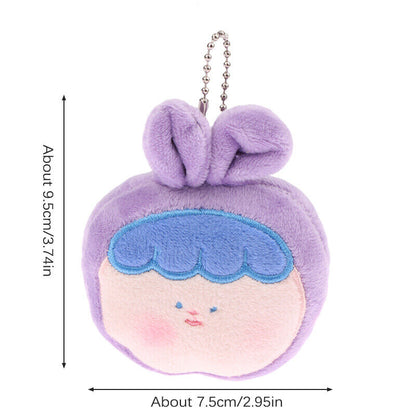 Cartoon Doll Plush Toys Key Chain Remembrance Gifts Lovely Decor Bag Pendant
