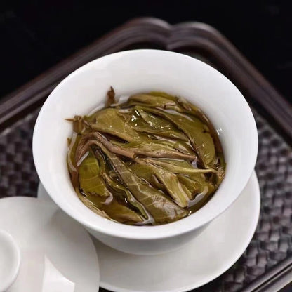 357g Yunnan Raw Pu-erh Cake Tea 2011 Bingdao Xiangjin Aged Puerh Raw Tea Cake
