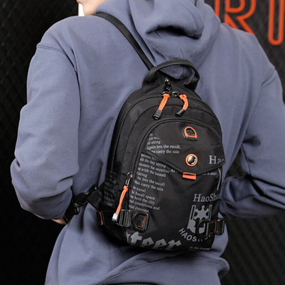 Small Backpack Shoulder Cross Body Bag Military Nylon Sling Chest Rucksack Bag