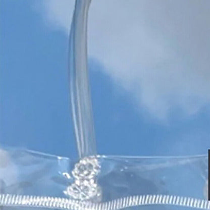 PVC Flower Bag Stall Flower Bag Transparent Tote Bag DIY Single Flower Packaging