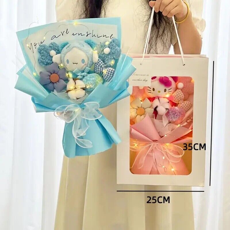Cinnamoroll Bouquet - Small Sanrio Bouquet *lights NOT included