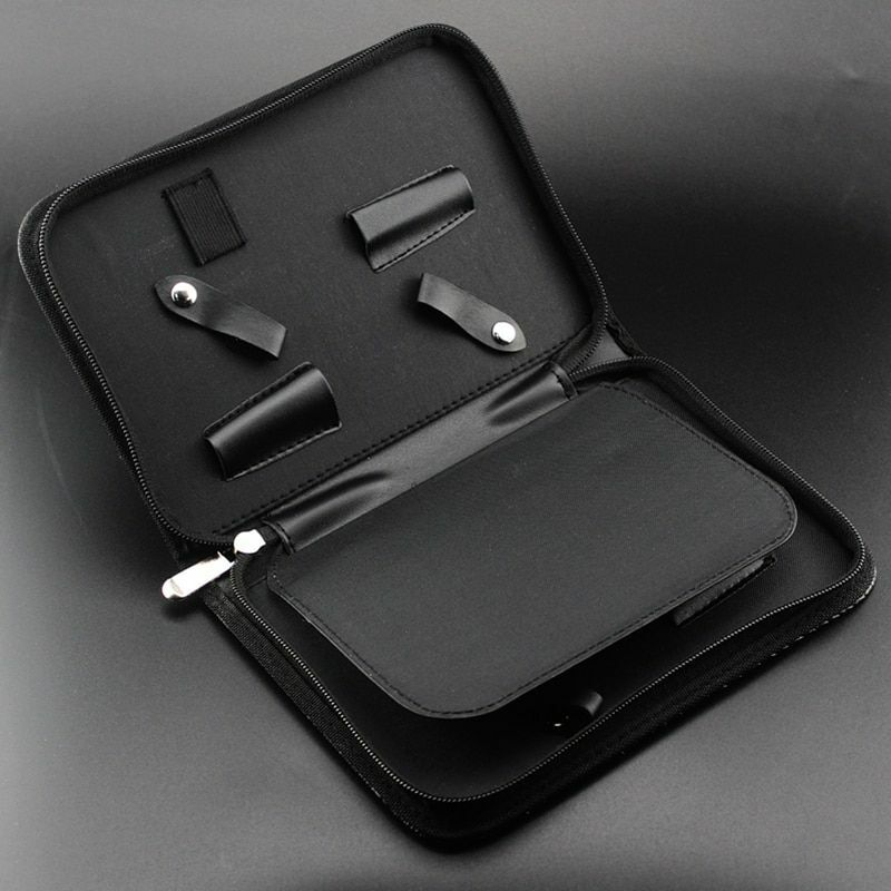 Hair Scissors Shears Case Salon Holster Hairdresser Accessories Bag Leather 25cm
