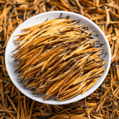 250g Yunnan Black Tea Big Gold Needle Yunnan Fengqing Black Tea Big Gold Bud