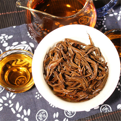 100g Yunnan High Quality Black Tea Mini Cake Premium Gold Buds Dianhong Health