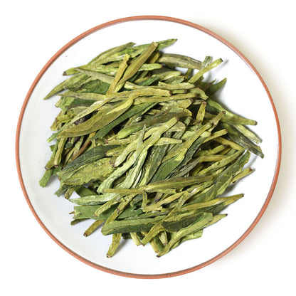 Premium Spring Anji Bai Cha Long Jing White Dragon Well GREEN TEA