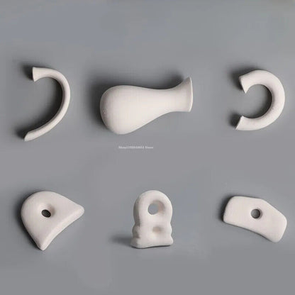 Pottery Tools Ceramic Mold Grouting Plaster DIY Teapot Water Cups Handle Molding