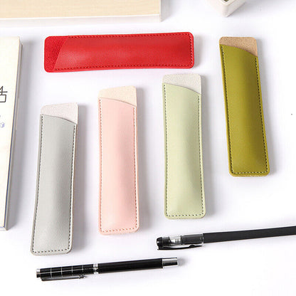 PU Leather Pencil Case School Pen Storage Bag Cute Pen Case Kawaii Pen Hol JL