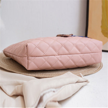 Large Capacity Women Shoulder Bag Fashion Rhombic Embroidery Handbags Tote Bags