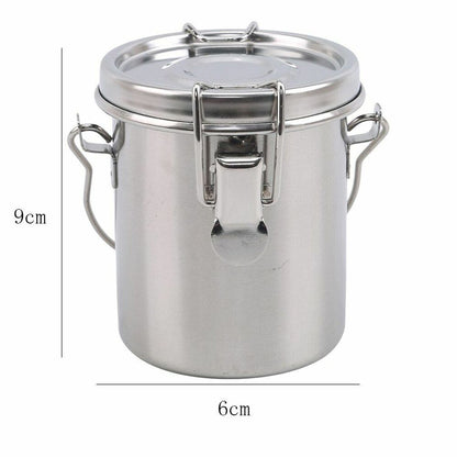 Oil Painting Brush Washing Bucket Wash Pen Barrel Stainless Steel Storage 6x9cm