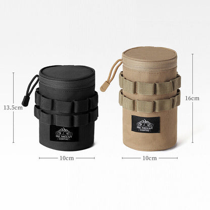 Outdoor Tactical Camping Tea Beer Cup Storage Bag Water Bottle Holder Hangable