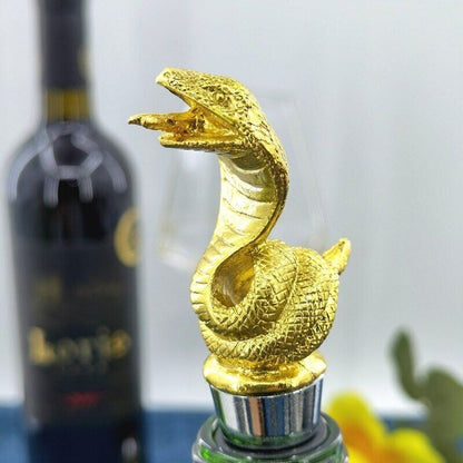 Wine Stopper Creative Snake Zinc Alloy Champagne Bottle Keeping Fresh Sealed Cap