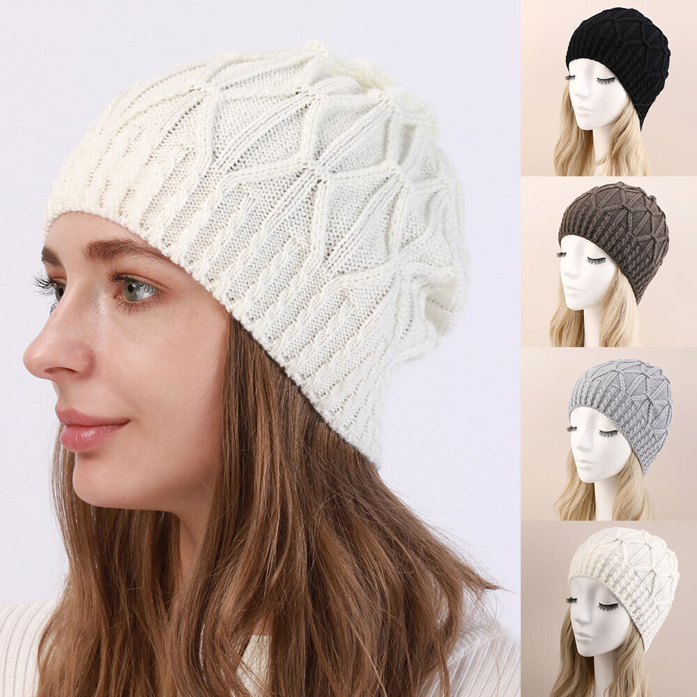 Women Cap Knitted Hat Beanie Cap Hat Woolen Hat Hedging Cap Casual Autumn Winter