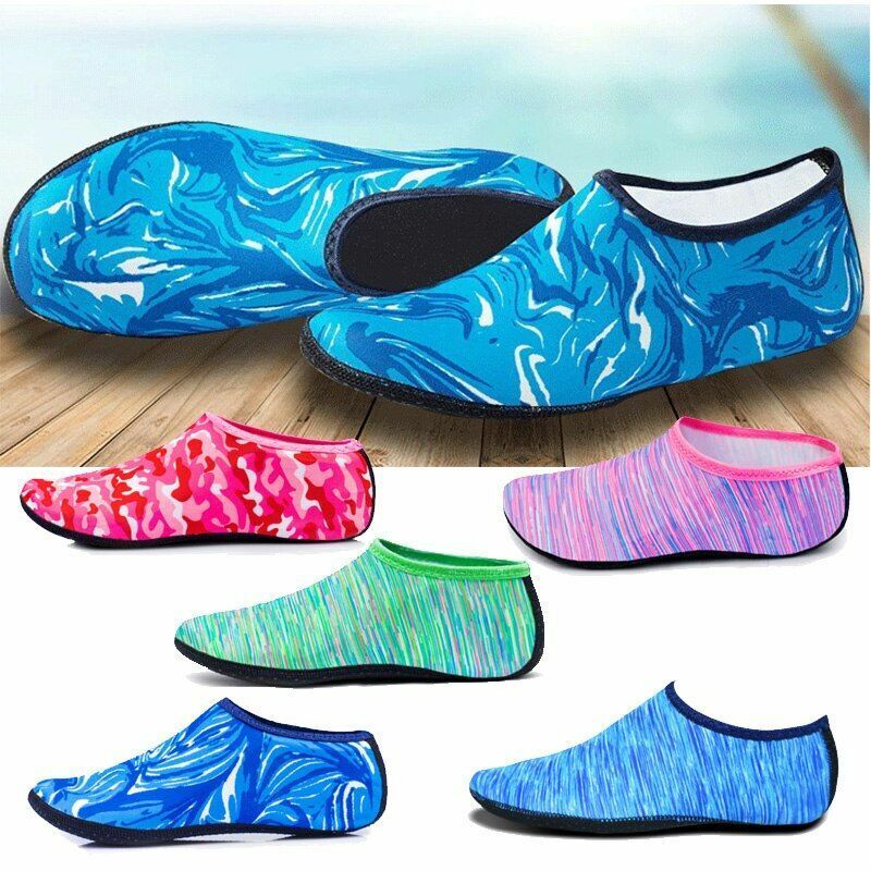 Water Swimming Shoes Solid Summer Beach Shoes Socks Seaside Sneaker Slippers XL