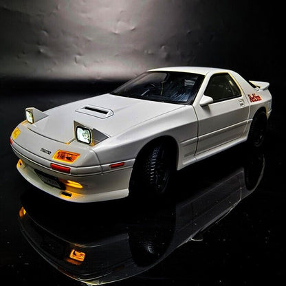 1:24 Mazda RX7 Diecast Model Car Alloy Sport Car Toy Vehicle Gift Collection