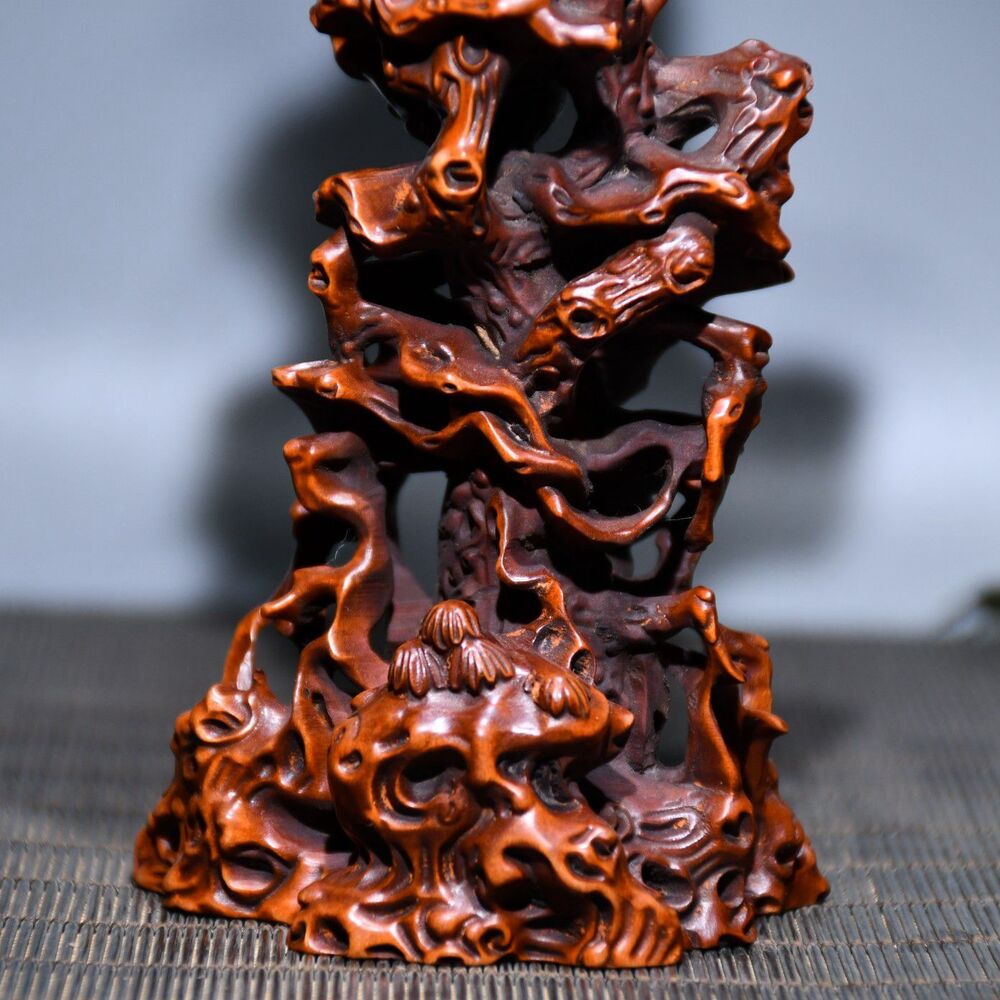 Antique Wooden Carved Free Kwan Yin Statues Woodwork Sculptures Figure Decor Art