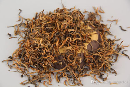 Dian Hong Tea Goolden Bud Orchid Fragrance Kungfu Black Tea Heallth Care 250g