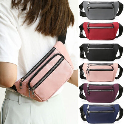 Waist Bag Fanny Pack For Men Women/Hip Belt Bum Pouch/Sport Travel Purse Unisex