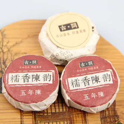 Old Puer Tea Ripe Pu-erh Tuo Tea Fermented Tea Glutinous Rice Fragrant Black Tea