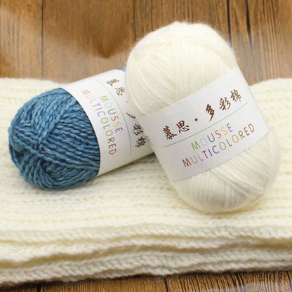 Hot Sale 50g Soft Milk Cotton Baby Yarn Hand-dyed Wool Socks Scarf Knitting Yarn