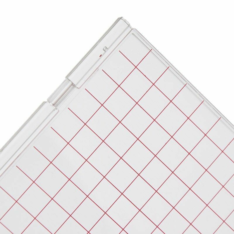 Scrapbooking Stamping Tools Folder Card Making Embossing Acrylic 15.2x15.3x0.7cm
