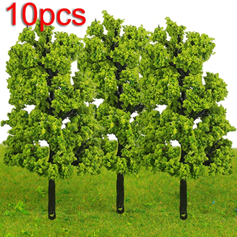 Artificial Miniature Tree 20-70Pcs Plastic Train Scenery Railroad Building Decor