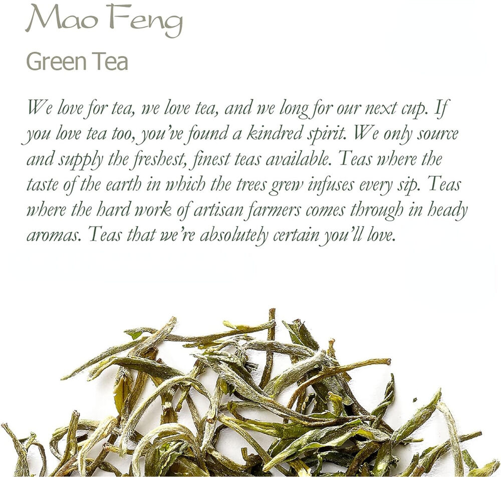 Mao Feng Green Tea China - Famous Tea from Huang Shang - Maofeng 50g