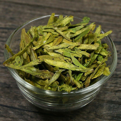 100g 2021 Lung Ching Tea Xihu Long Jing Longjing Chinese Green Tea Dragon Well