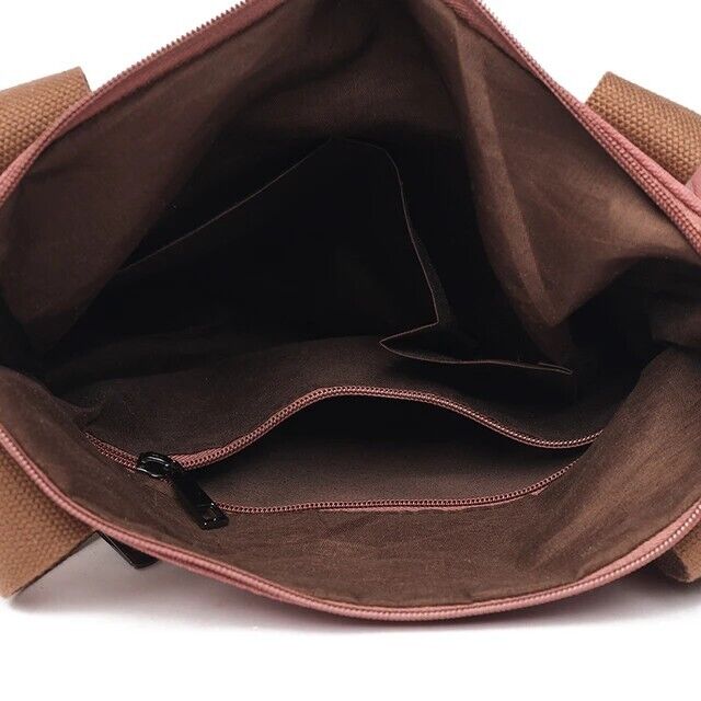 Women's Canvas Shoulder Bag Handbag Large Size Bag Multifunctional High Quality