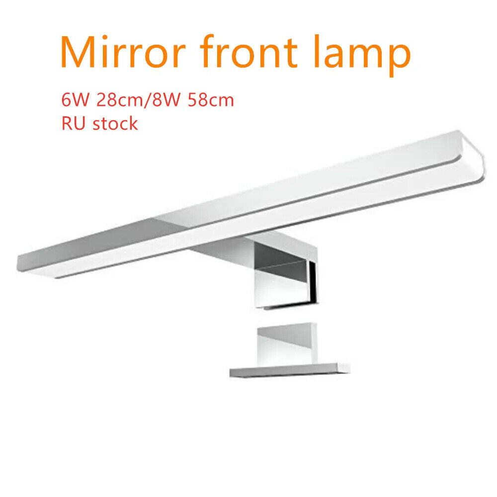Wall Light 6-8W LED Bathroom Makeup Vanity Mirror Cabinet Lamp 6000K 58x10.8x4cm