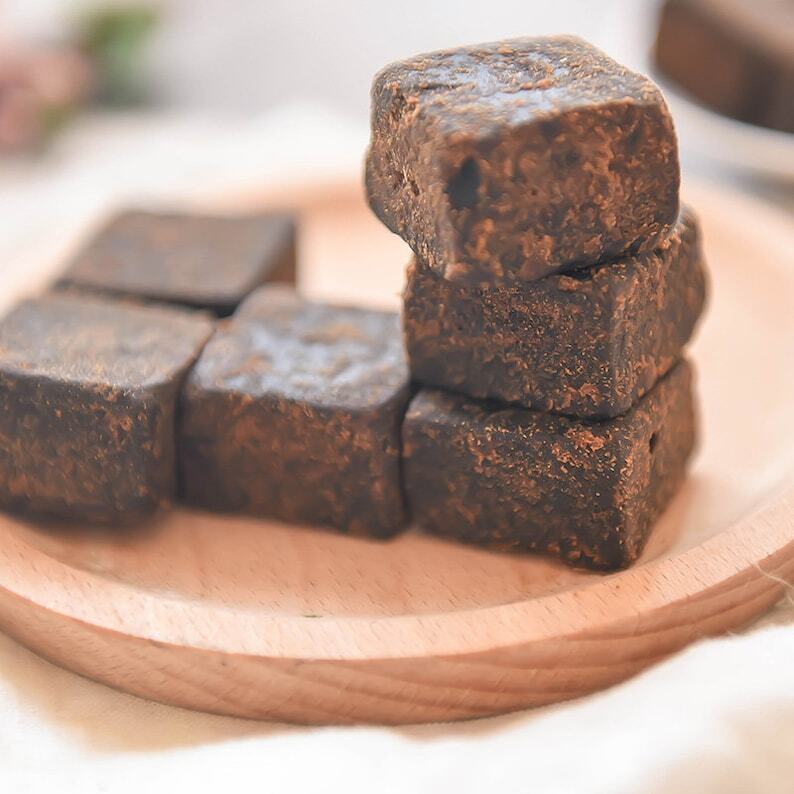 Dried Black Sugar by Hand Herbal Tea Pure Natural Makes A Healthy Tea