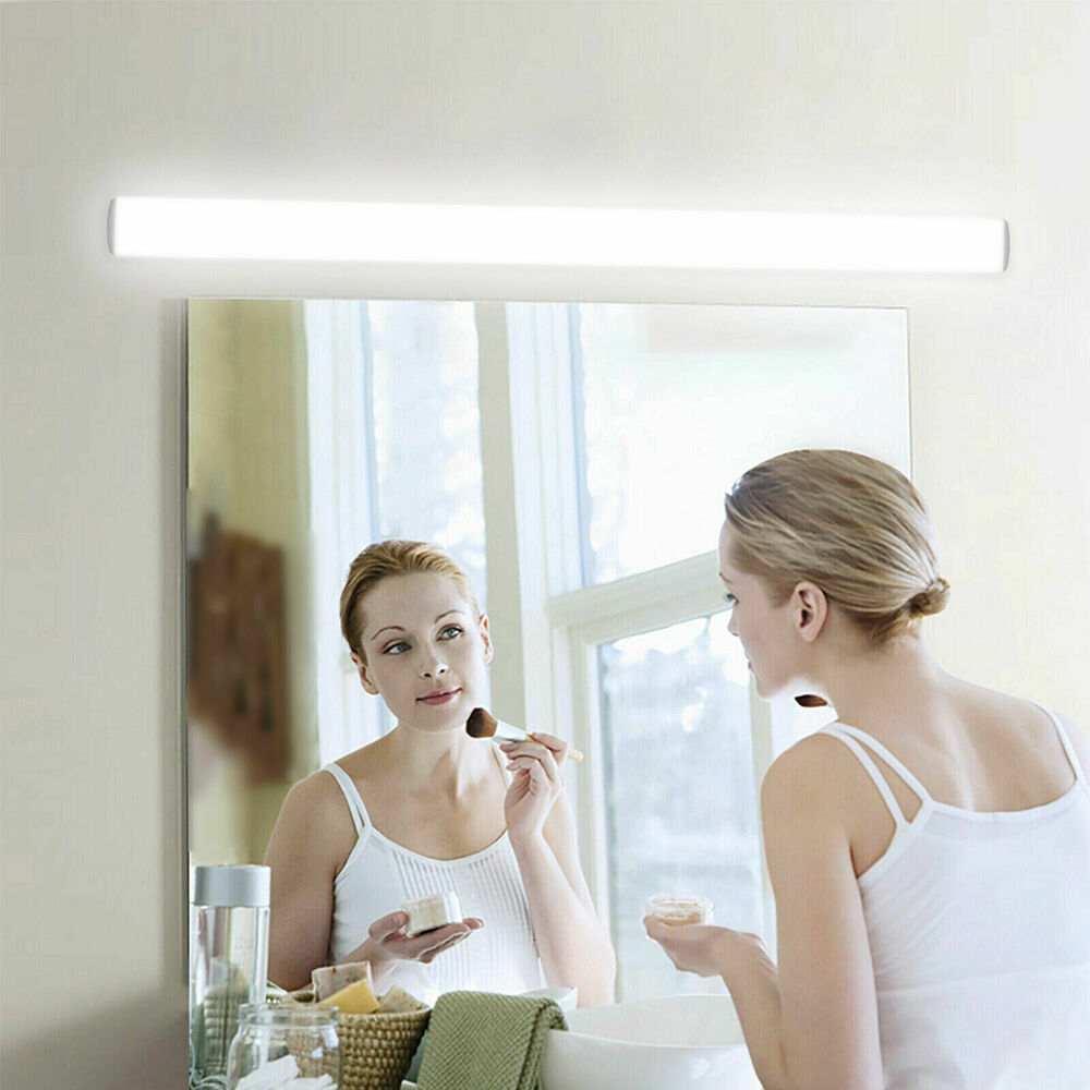 Modern Vanity Front Mirror Toilet Wall Lamp Fixture Bathroom Makeup LED Light